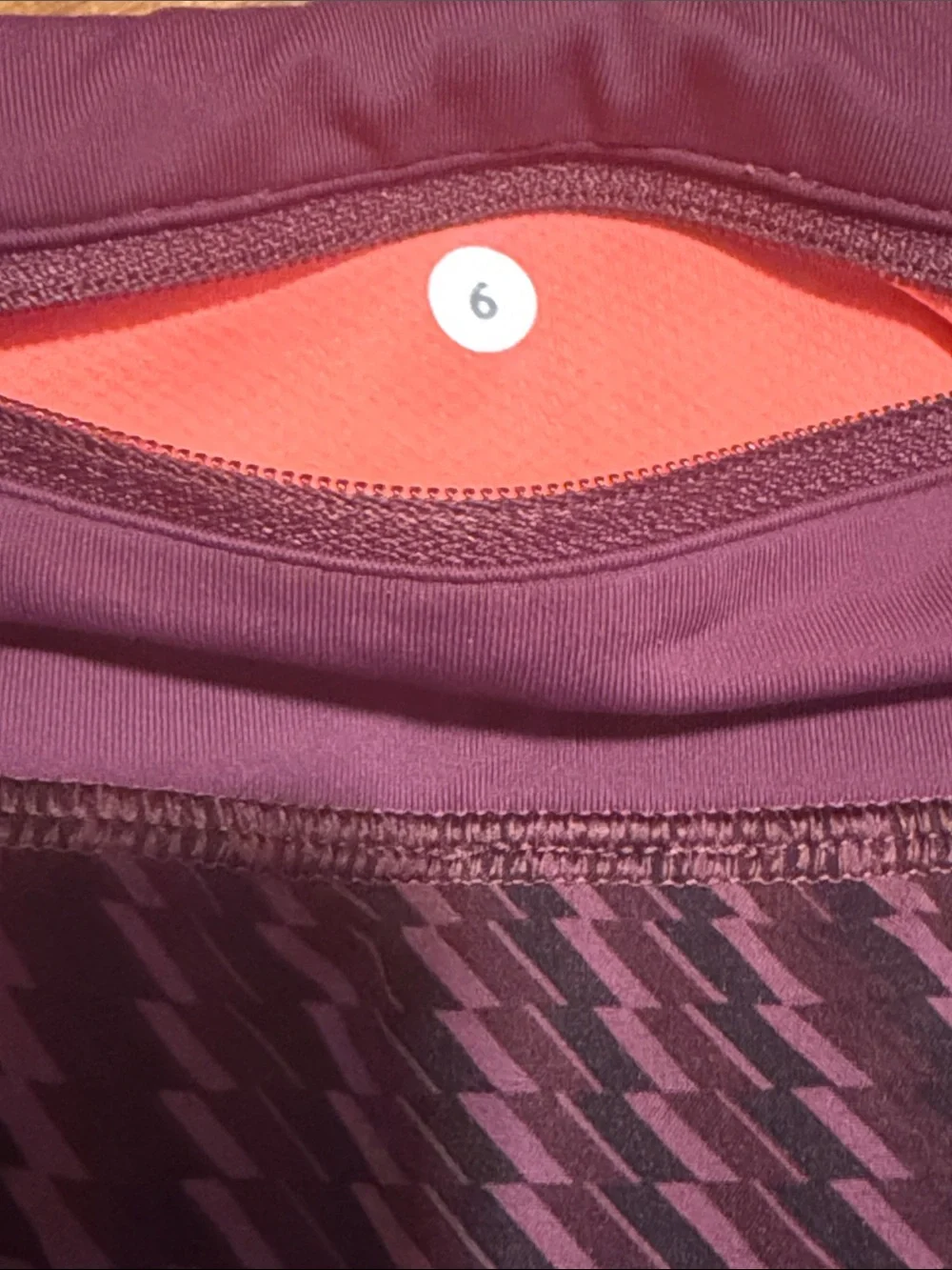 lululemon athletica Speed Shorts Naked Seam Deep Indigo Black Striped Size 6